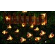 30 LED Honey Bee Outdoor Solar String Lights